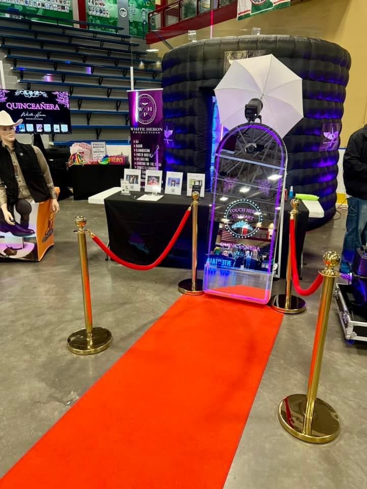 Interactive magic mirror photo booth rental in Jordan, MN