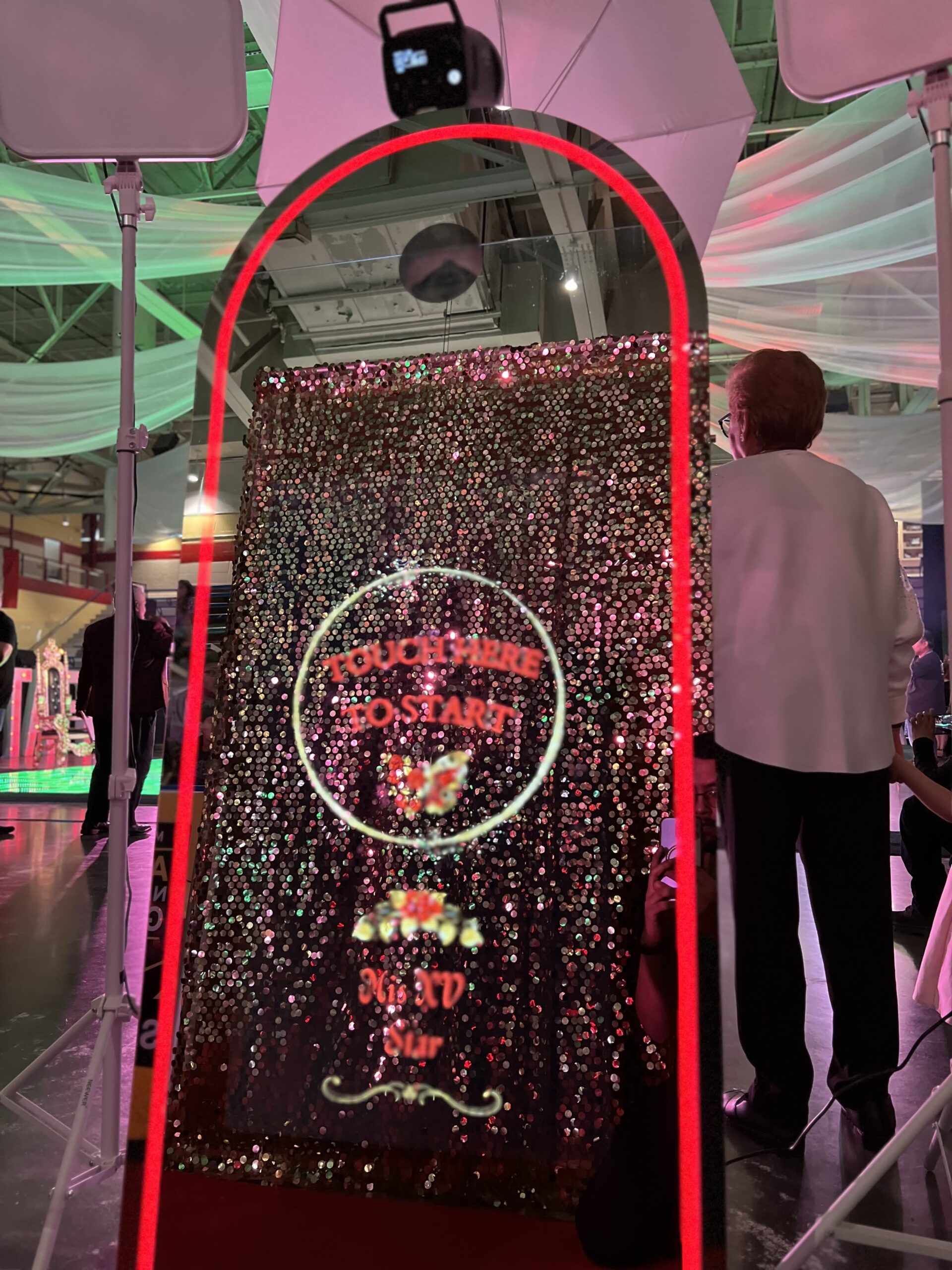 Magic mirror photo booth rental in Eagan, MN
