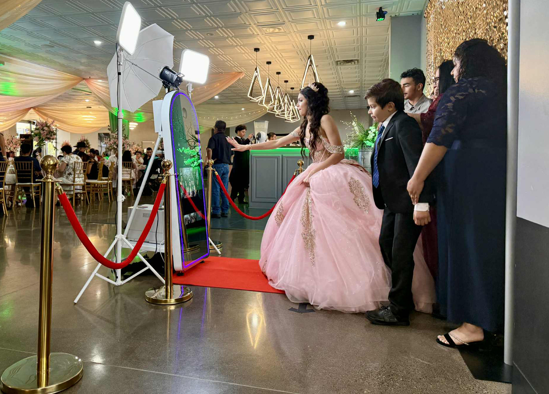 Interactive magic mirror photo booth in Maple Grove, MN