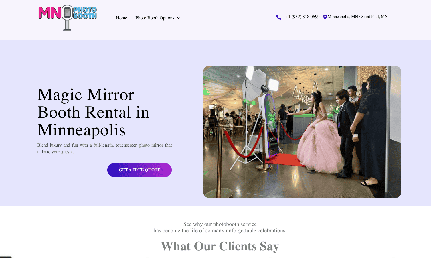 Magic Video Rental Magic Mirror Booth Rental in Minneapolis & Twin Cities | MN